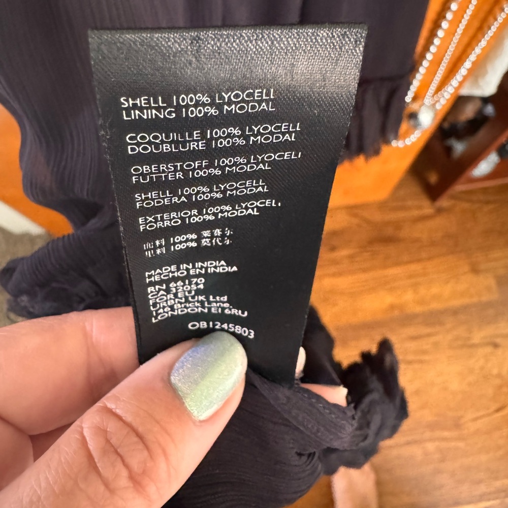 Free People Black Floral Embroidered Maxi Dress - Picture 5 of 5